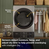 4.5 Cu. Ft. Smart Energy Star® Front Load Washer & 7.4 Cu. Ft. Electric Dryer Laundry Tower With Freshflowtm Vent System & Uv Clean Technology - (WEF5727TR) -