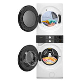 4.5 Cu. Ft. Smart Energy Star® Front Load Washer & 7.4 Cu. Ft. Electric Dryer Laundry Tower With Freshflowtm Vent System & Uv Clean Technology - (WEF5727TW) -
