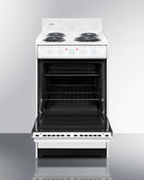 20" Wide Electric Coil Top Range - (WEM110)