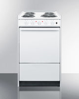 20" Wide Electric Coil Top Range - (WEM110R)