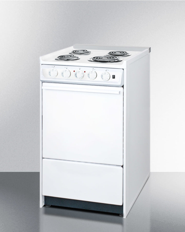 20" Wide Electric Coil Top Range - (WEM110R)