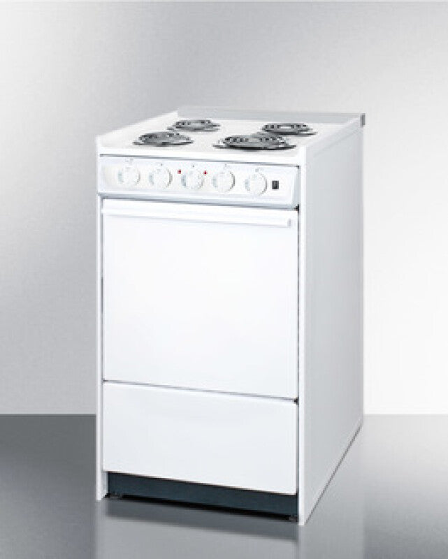 20" Wide Electric Coil Top Range - (WEM110R)