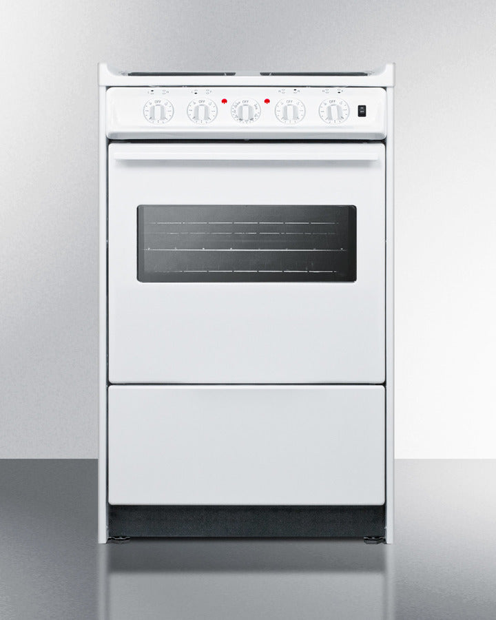 20" Wide Electric Coil Top Range - (WEM110RW)