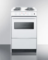 20" Wide Electric Coil Top Range - (WEM110RW)
