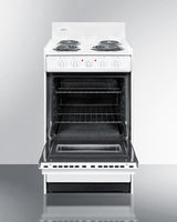 20" Wide Electric Coil Top Range - (WEM110W)