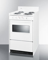 20" Wide Electric Coil Top Range - (WEM110W)
