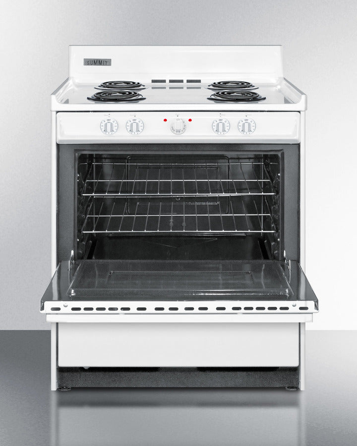 30" Wide Electric Coil Top Range - (WEM210)