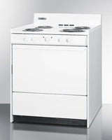30" Wide Electric Coil Top Range - (WEM210)