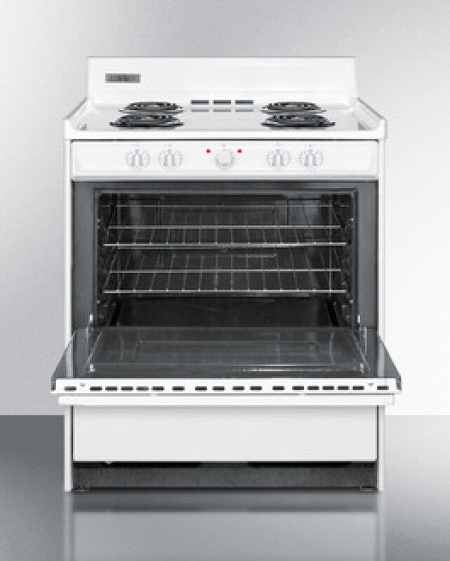 30" Wide Electric Coil Top Range - (WEM210)