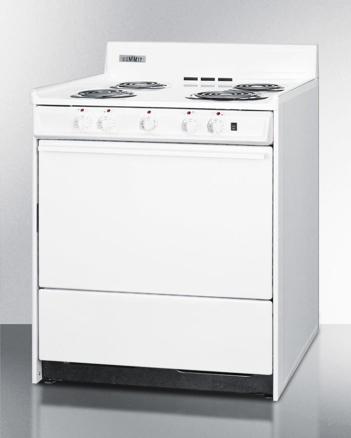 30" Wide Electric Coil Top Range - (WEM2171Q)