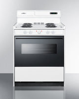 30" Wide Electric Coil Top Range - (WEM230DK)