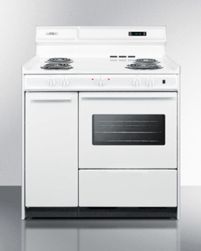 36" Wide Electric Coil Top Range - (WEM430KW)