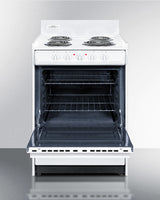 24" Wide Electric Coil Top Range - (WEM610)