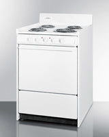 24" Wide Electric Coil Top Range - (WEM610)