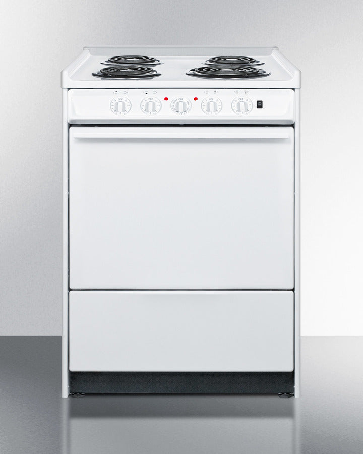 24" Wide Electric Coil Top Range - (WEM610R)