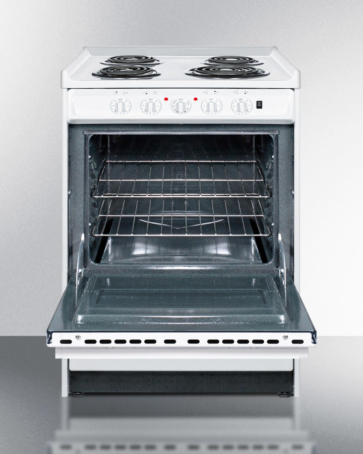24" Wide Electric Coil Top Range - (WEM610R)