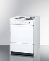 24" Wide Electric Coil Top Range - (WEM610R)