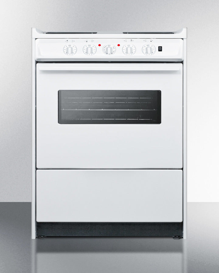 24" Wide Electric Coil Top Range - (WEM610RW)