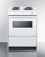 24" Wide Electric Coil Top Range - (WEM610RW)