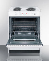 24" Wide Electric Coil Top Range - (WEM610RW)