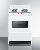 24" Wide Electric Coil Top Range - (WEM610W)