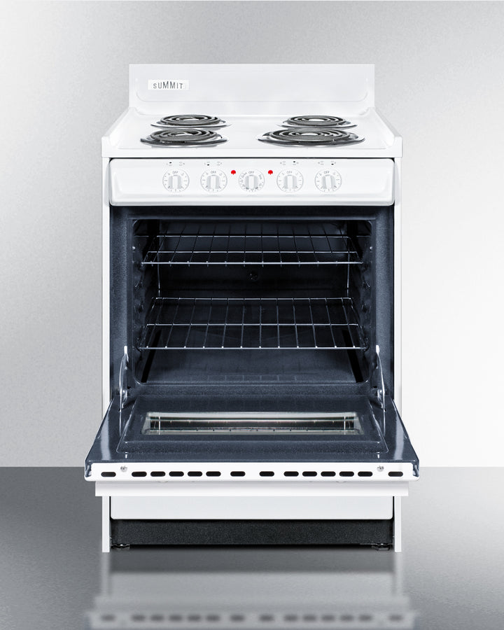 24" Wide Electric Coil Top Range - (WEM610W)