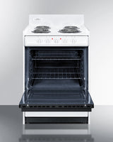 24" Wide Electric Coil Top Range - (WEM630DK)