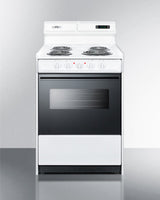 24" Wide Electric Coil Top Range - (WEM630DK)