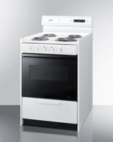 24" Wide Electric Coil Top Range - (WEM630DK)