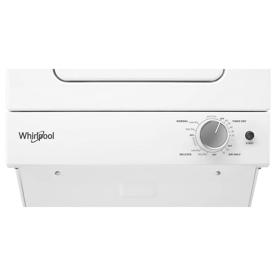 1.6 cu.ft, 120V/20A Electric Stacked Laundry Center with 6 Wash cycles and Wrinkle Shield??? - (WET4124HW)