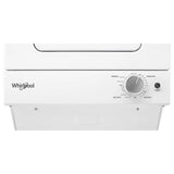 1.6 cu.ft, 120V/20A Electric Stacked Laundry Center with 6 Wash cycles and Wrinkle Shield??? - (WET4124HW)
