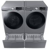 4.5 cu. ft. Large Capacity Smart Front Load Washer with Super Speed Wash in Platinum - (WF45B6300AP)
