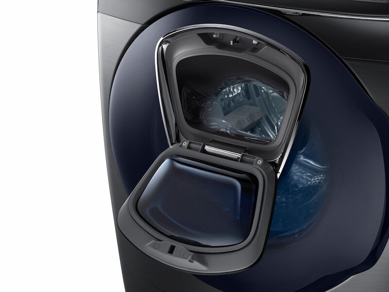 4.5 cu. ft. Smart Front Load Washer with AddWash(TM) in Black Stainless Steel - (WF45K6500AV) - SAMSUNG