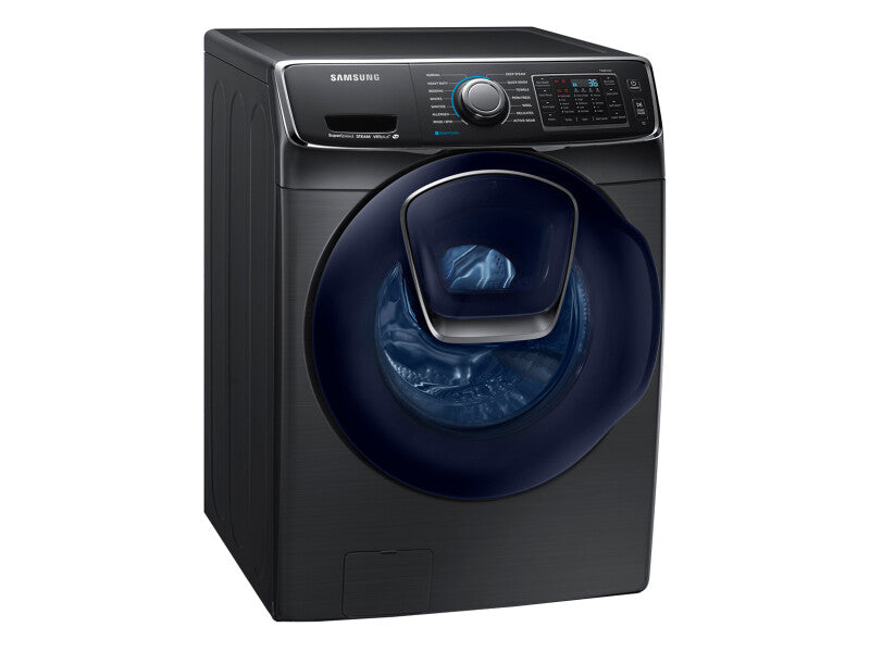 4.5 cu. ft. Smart Front Load Washer with AddWash(TM) in Black Stainless Steel - (WF45K6500AV) - SAMSUNG