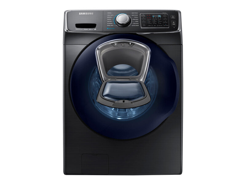 4.5 cu. ft. Smart Front Load Washer with AddWash(TM) in Black Stainless Steel - (WF45K6500AV) - SAMSUNG