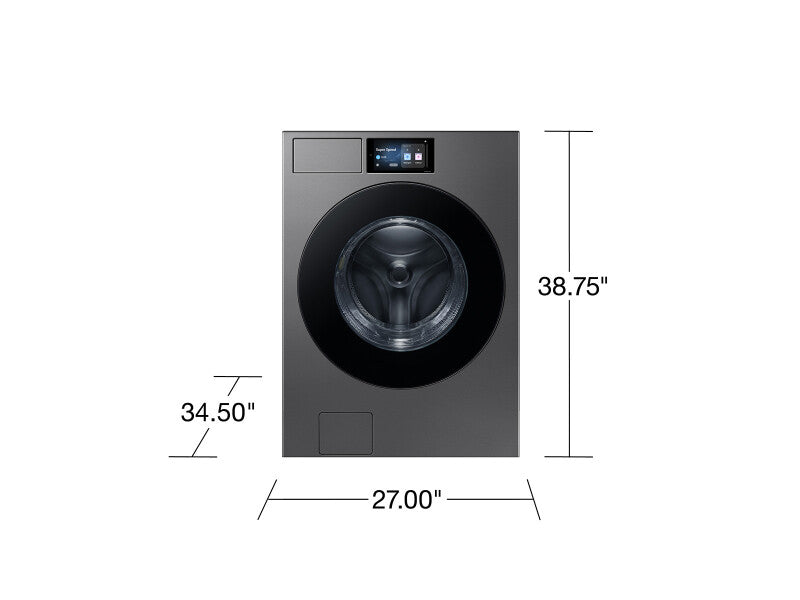Bespoke AI 5.3 cu. ft. Ultra Capacity Front Load Washer with AI Home and AI OptiWash™ - (WF90F53ADSA5)