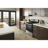 4.8 cu. ft. Electric Range with Keep Warm setting - (WFC150M0JS) - WHIRLPOOL