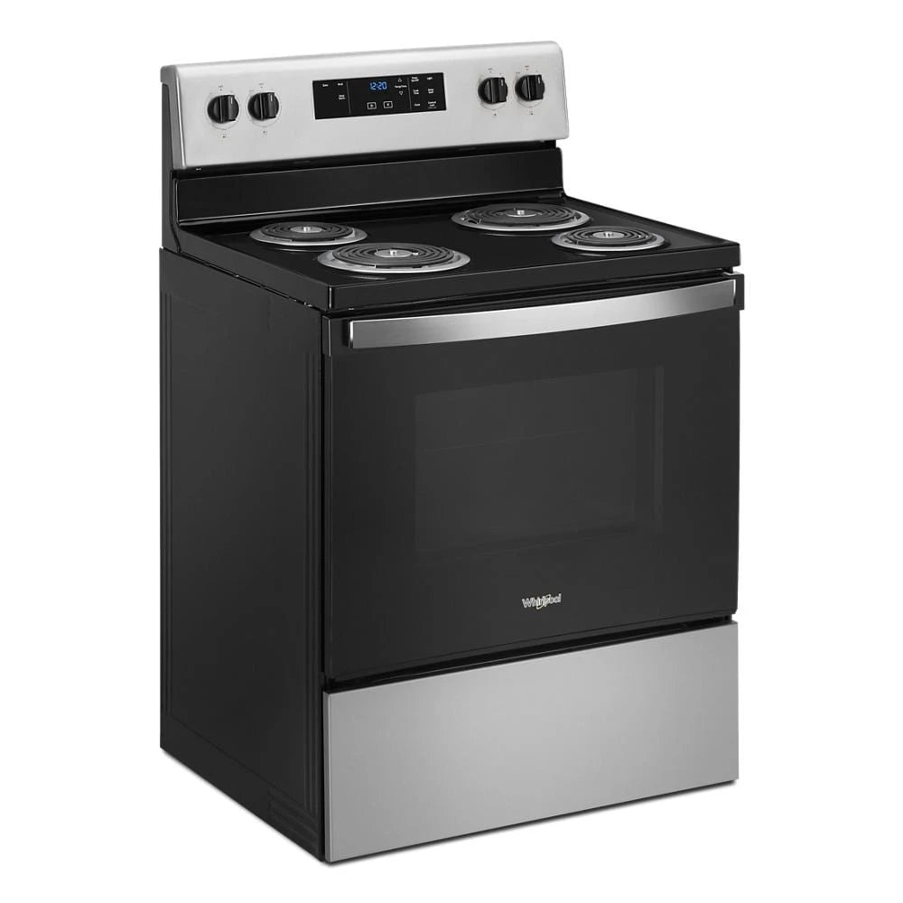 4.8 cu. ft. Electric Range with Keep Warm setting - (WFC150M0JS) - WHIRLPOOL