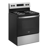 4.8 cu. ft. Electric Range with Keep Warm setting - (WFC150M0JS) - WHIRLPOOL