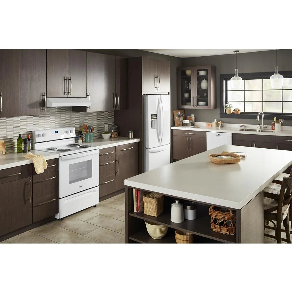 4.8 cu. ft. Electric Range with Keep Warm setting - (WFC150M0JW)