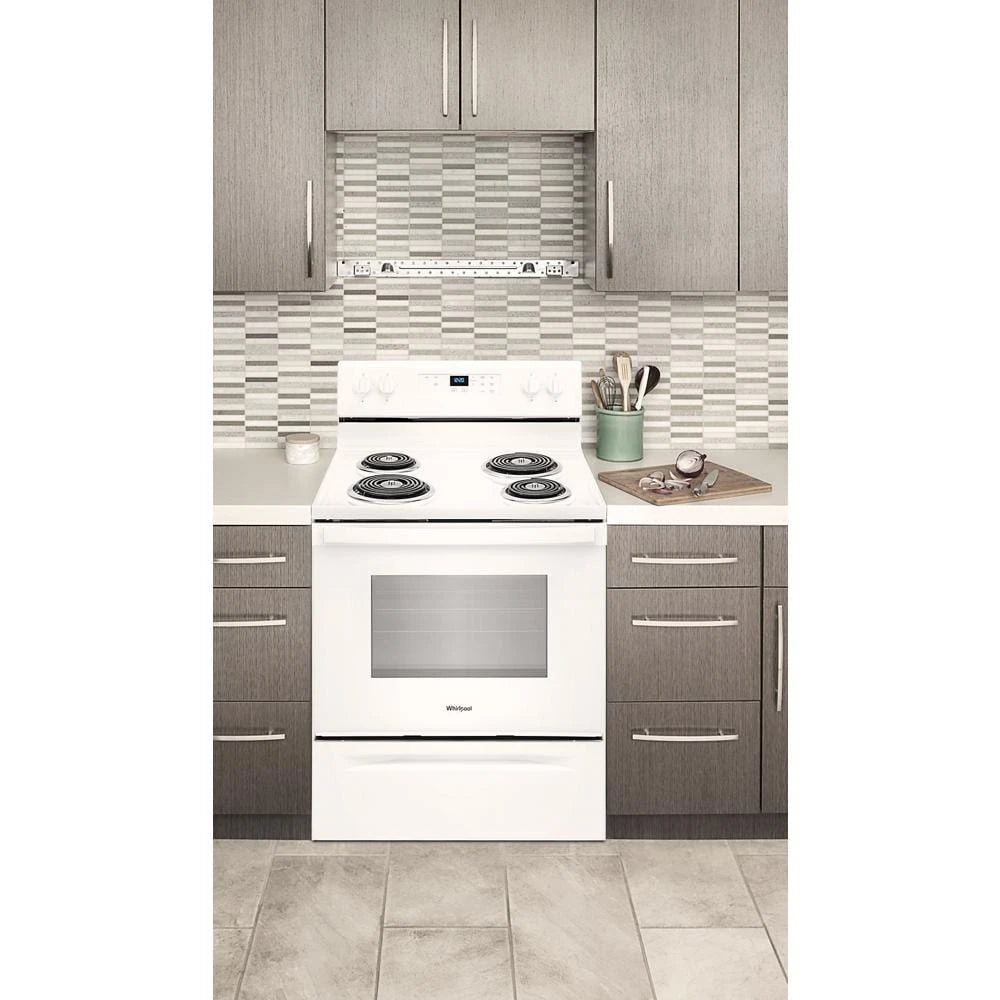 4.8 cu. ft. Electric Range with Keep Warm setting - (WFC150M0JW)