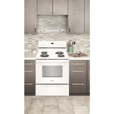 4.8 cu. ft. Electric Range with Keep Warm setting - (WFC150M0JW)