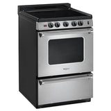 24-inch Freestanding Electric Range with Upswept SpillGuard??? Cooktop - (WFE500M4HS)