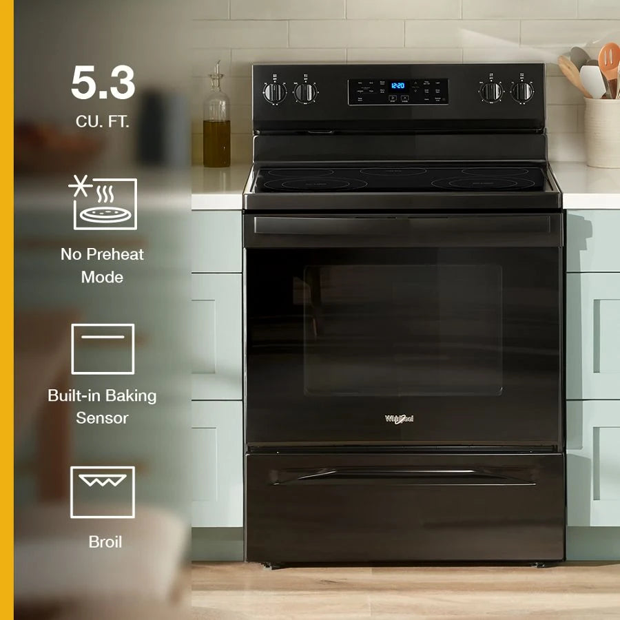 30-inch Electric Range with Steam Clean - (WFES3330RB)