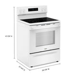 30-inch Electric Range with Steam Clean - (WFES3330RW)