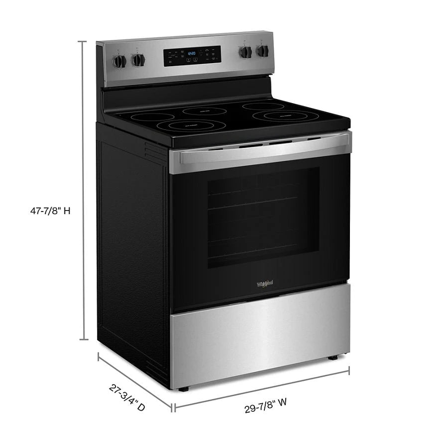 30-inch Electric Range with Steam Clean - (WFES3330RZ)