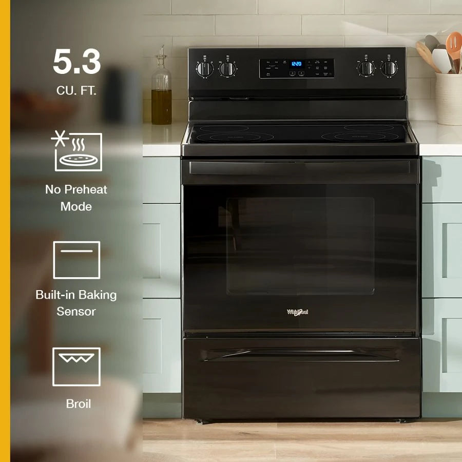 30-inch Electric Range with Steam Clean - (WFES3530RB)