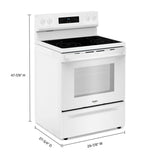 30-inch Electric Range with Steam Clean - (WFES3530RW)