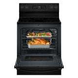 30-inch Electric Range with Air Cooking Technology and Steam Clean - (WFES4530SB)