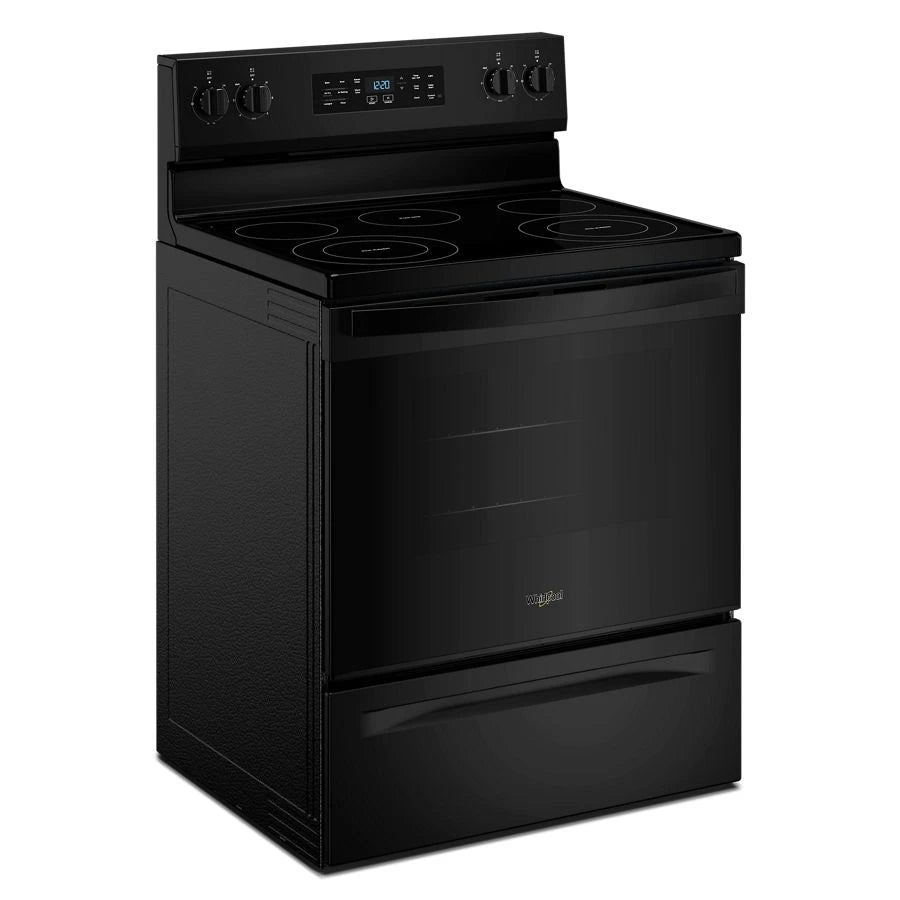 30-inch Electric Range with Air Cooking Technology and Steam Clean - (WFES4530SB)